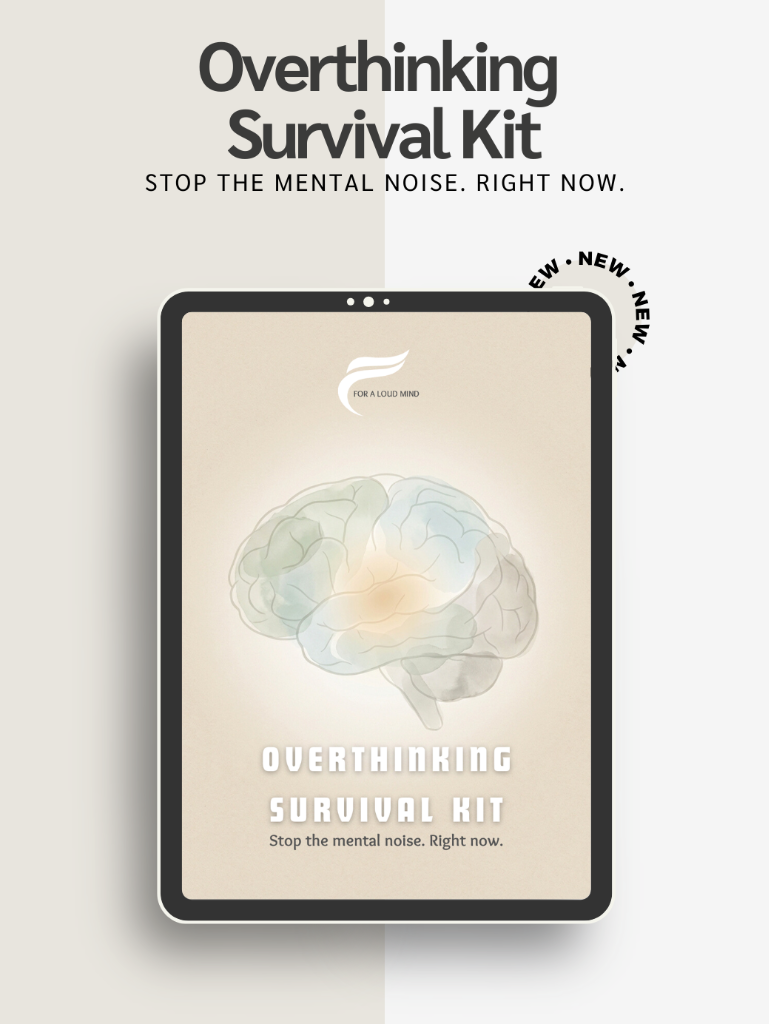 Overthinking Survival Kit - iPad Mockup